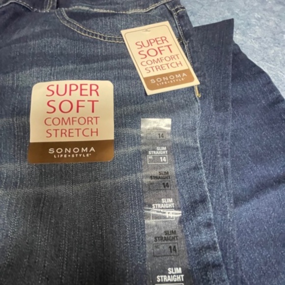 NEW Sonoma Life+Style Comfort Stretch Jeans - Picture 2 of 4